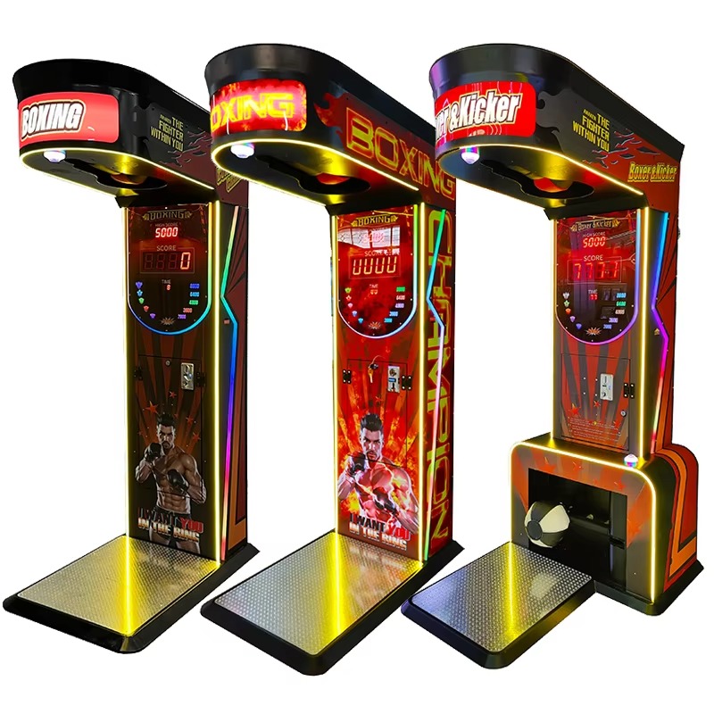 Boxing Machine Arcade - Wodoodporna maszyna do kickboxingu ulicznego, zewnętrzna