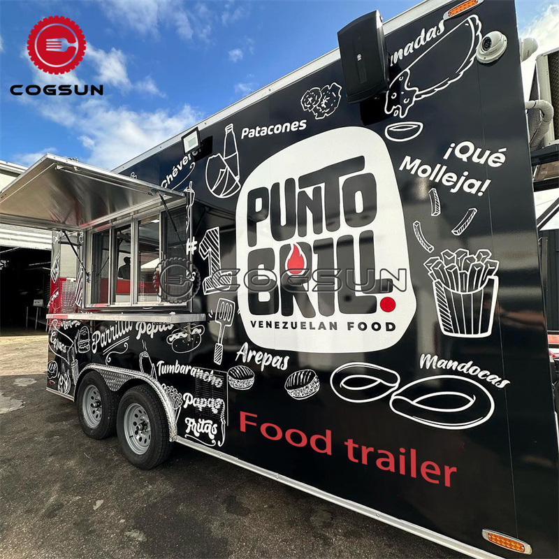 Hot Dog Vending Cart - COISUN Mobilny Wózek Uliczny do Hot