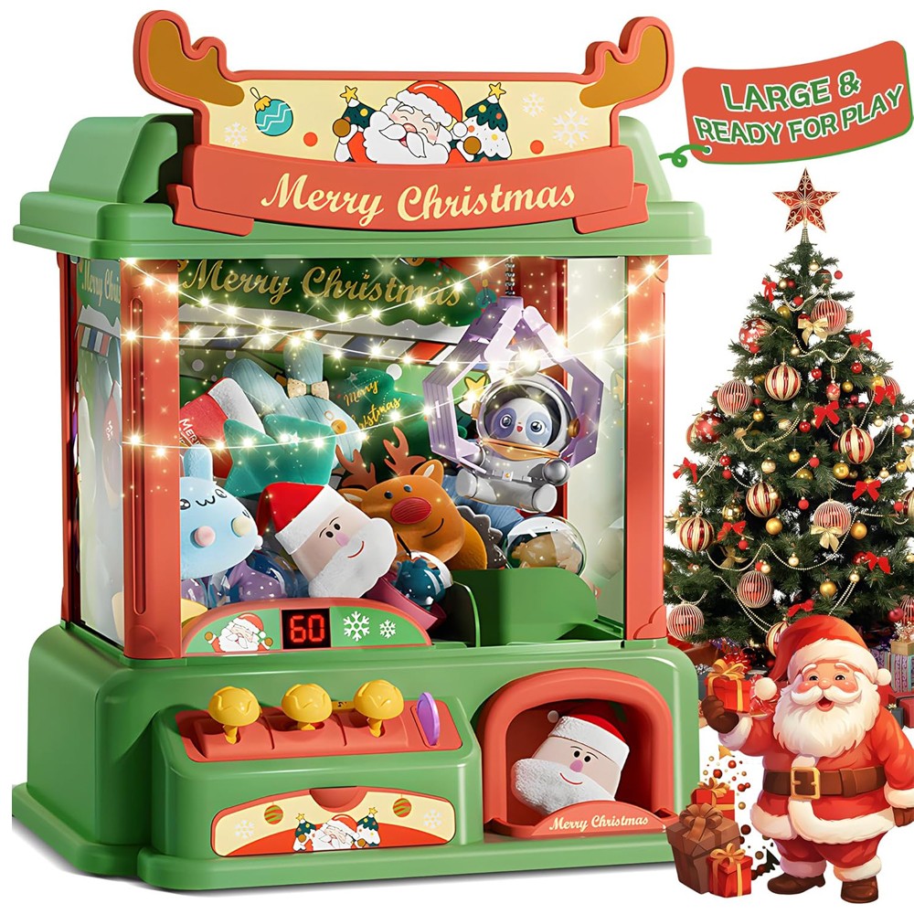 Świąteczny automat z pazurami  – Arcade Toy Claw Vending Machine recenzja i cena