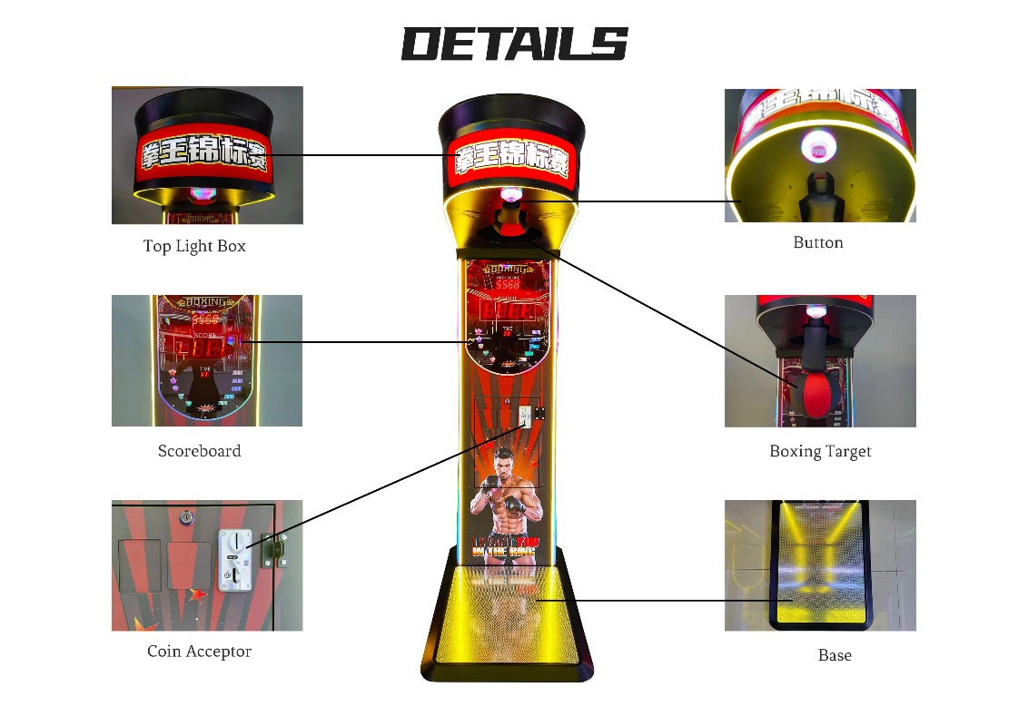 Automat do boksowania na monet – Boxing Machine Arcade recenzja i cena