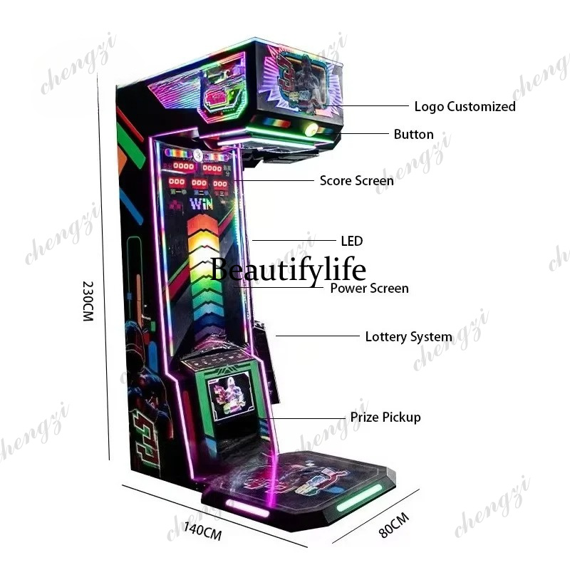 Automat bokserski na monety, a – Boxing Machine Arcade recenzja i cena