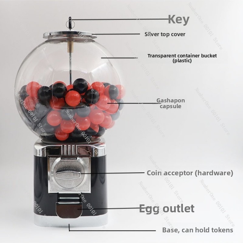 Ręczny automat do zabawek w ka – Prize Capsule Toy Machine recenzja i cena