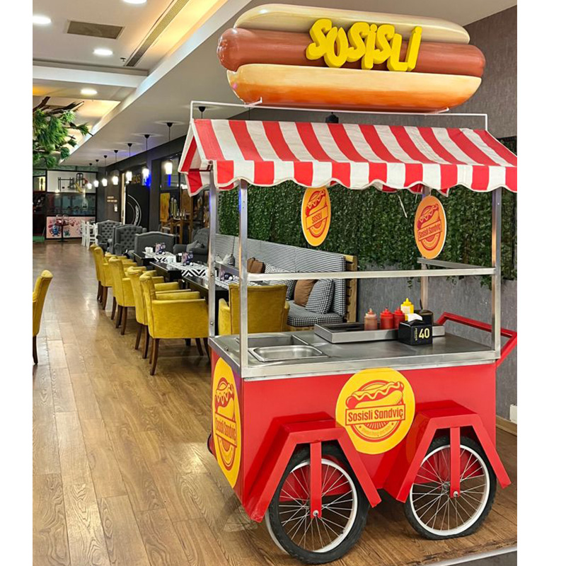 Wyprzedaż! Metalowy wózek gast – Hot Dog Vending Cart recenzja i cena